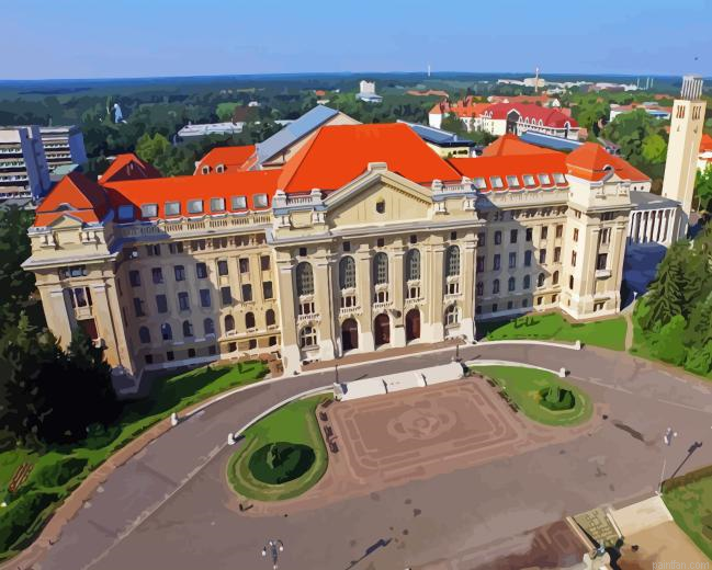 Debrecen University Paint By Numbers.png