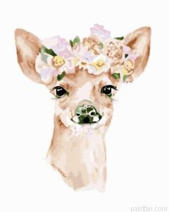 Deer Fawn Paint By Numbers.png