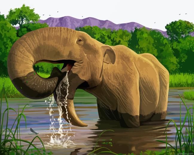 Deinotherium Paint By Numbers.png