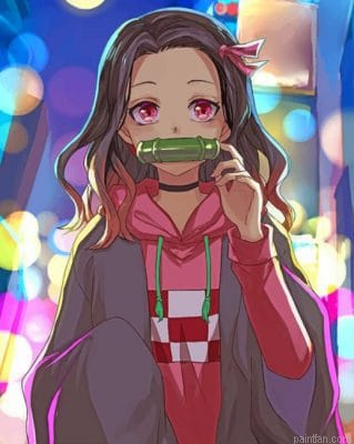 Demon Slayer Nezuko Kamado Paint By Numbers.png