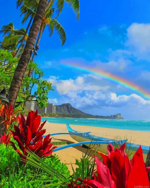 Diamond Head State Monument Hawaii New Paint By Numbers.png