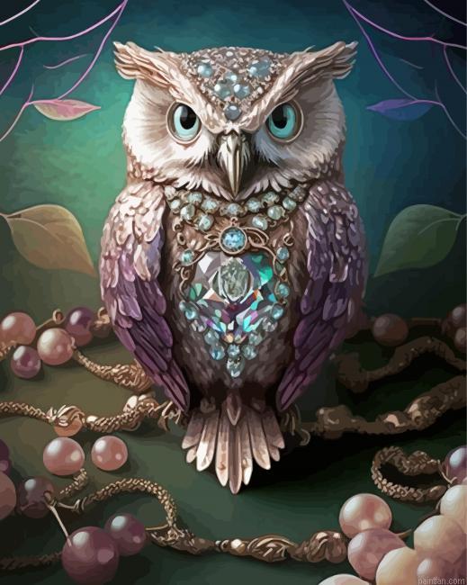 Diamond Owl Paint By Numbers.png
