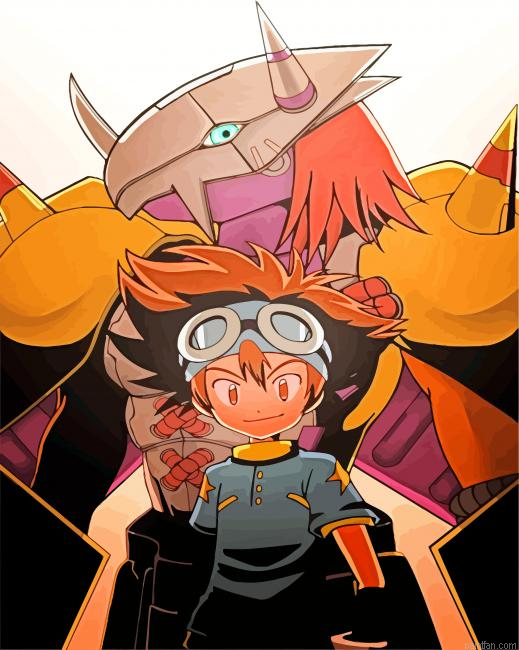 Digimon Adventure Taichi Kamiya Paint By Number.png