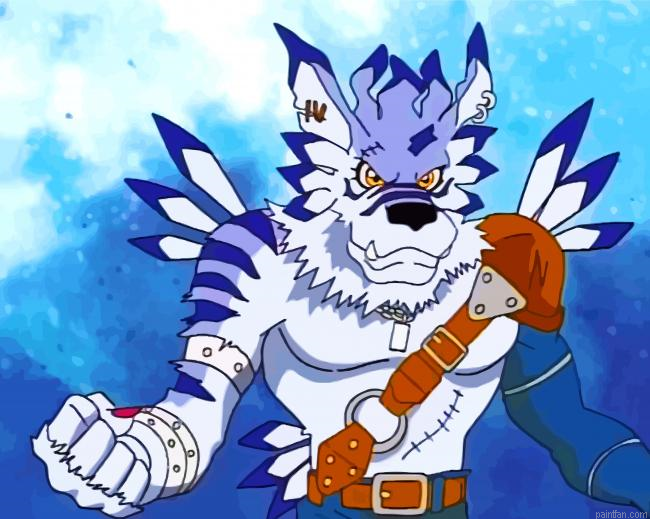 Digimon Weregarurumon Paint By Number.png