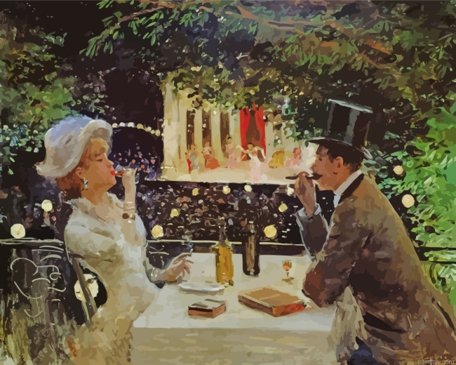 Dinner At Les Ambassadeurs Paint By Number.png