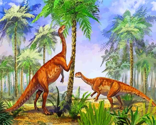 Dinosaurs Animals Paint By Number.png