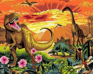 Dinosaurs Paint By Numbers.png
