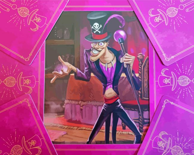 Disney Dr Facilier Evil Witch Paint By Numbers.png