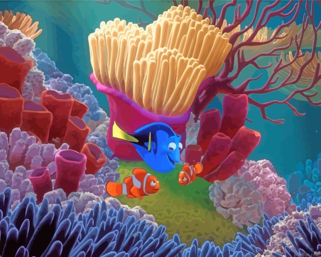 Disney Finding Nemo Paint By Number.png