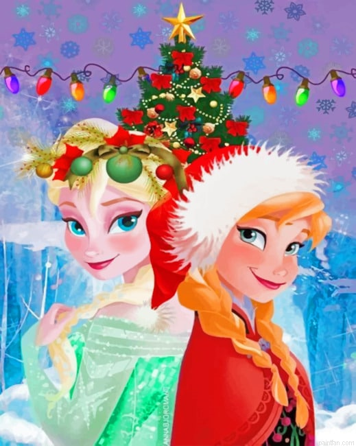 Disney Frozen Christmas Paint By Numbers.png