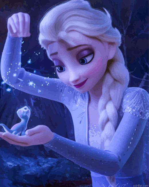 Disney Frozen Elsa And Bruni Paint By Numbers.png