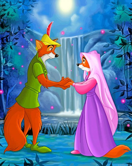 Disney Lady Marian And Robin Hood Paint By Number.png