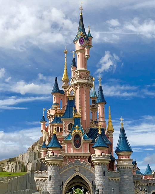 Disney Land France New Paint By Numbers.png