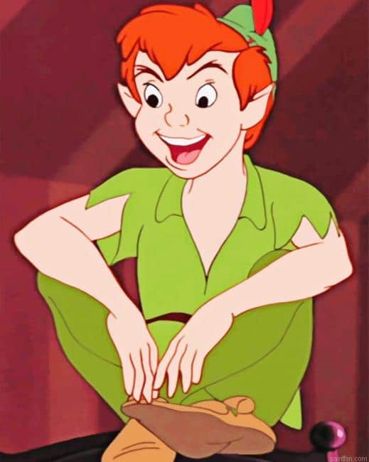 Disney Peter Pan Sitting Paint By Numbers.png
