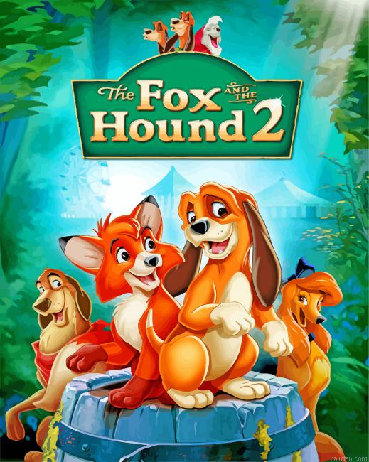 Disney The Fox And The Hound Paint By Number.png