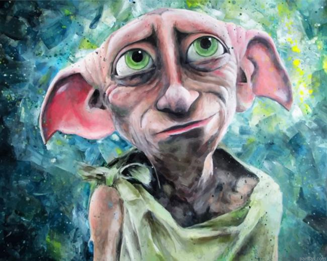 Dobby From Harry Potter Paint By Number.png