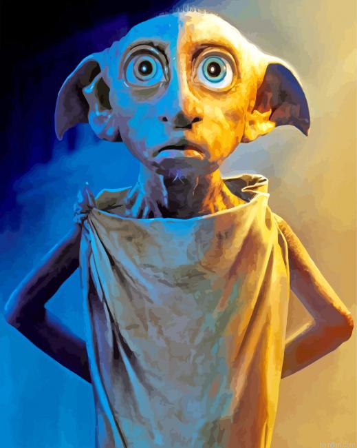 Dobby Harry Potter Movie Paint By Numbers.png