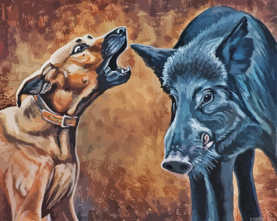 Dog And Pig Paint By Numbers.png