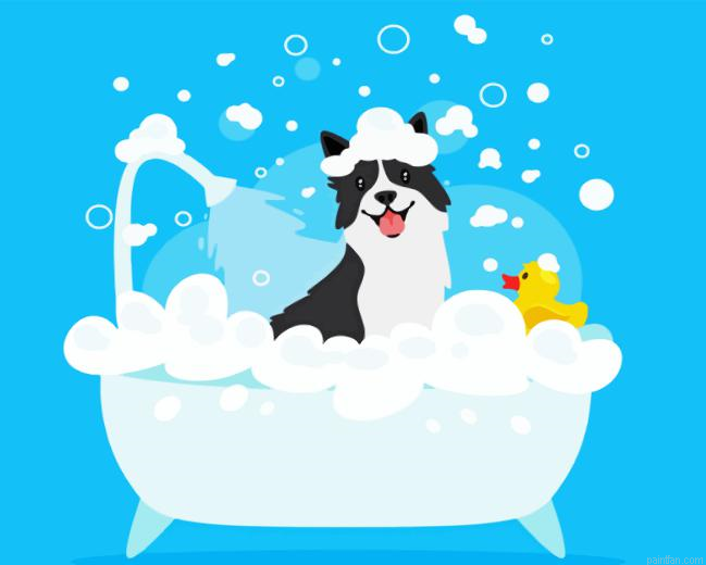 Dog In A Tub Paint By Numbers.png