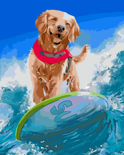 Dog Surfing Paint By Number.png