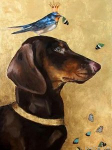 Dog And Bird Paint By Numbers.png