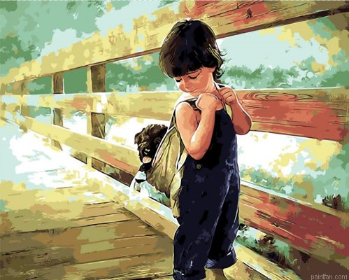 Dog And Boy Paint By Numbers.png