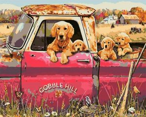 Dogs In Truck Paint By Numbers.png