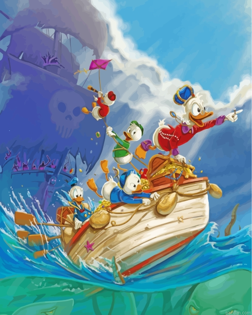 Donald Ducks Family Paint By Number.png