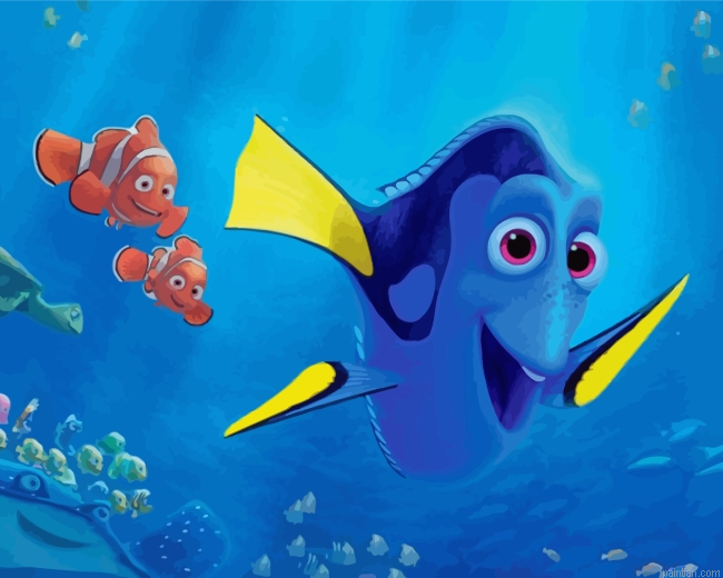 Dory And Nemo Paint By Number.png