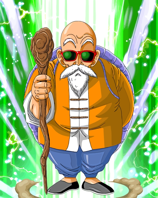 Dragon Ball Z Master Roshi Paint By Number.png