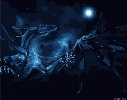 Dragon In Space Paint By Numbers.png