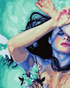 Dreaming Girl Paint By Numbers.png