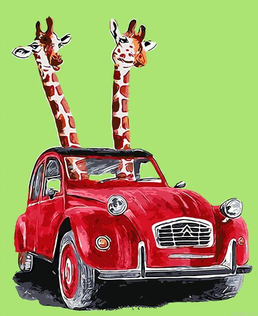 Driving Giraffe Paint By Numbers.png