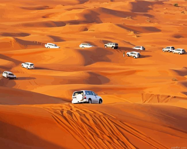Dubai Desert Cars Paint By Numbers.png