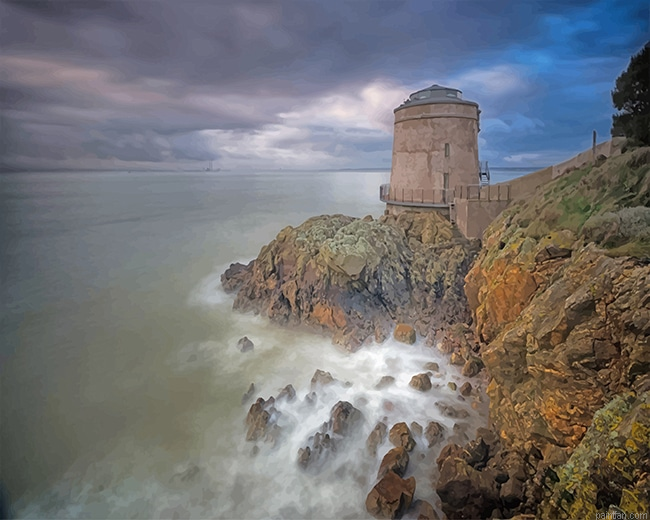 Dublin Ireland Martello Tower New Paint By Number.png