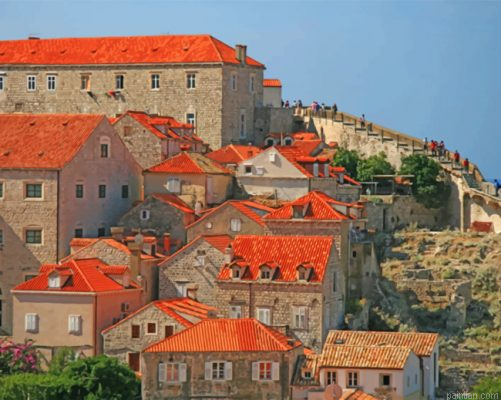 Dubrovnik Buildings Paint By Number.png