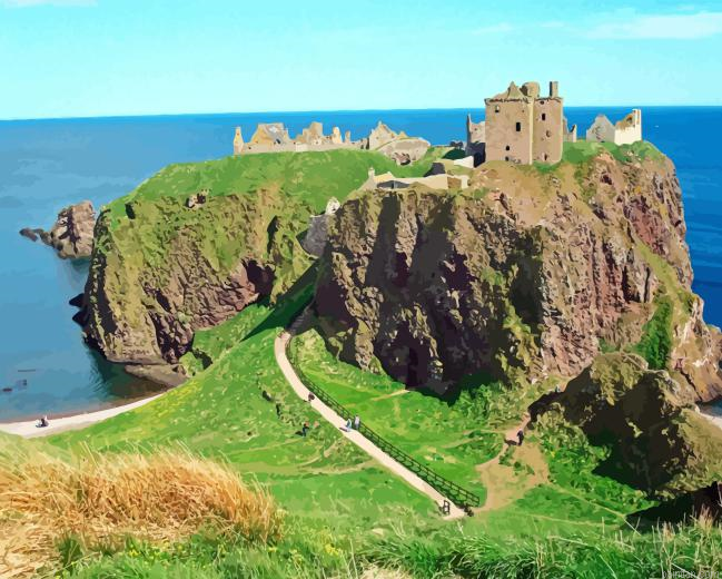 Dunnottar Castle Paint By Numbers.png