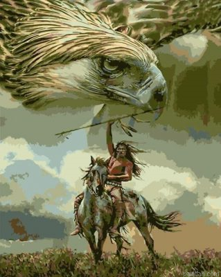 Eagle Warrior Paint By Numbers.png