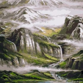 Early Morning Mountains Paint By Numbers.png