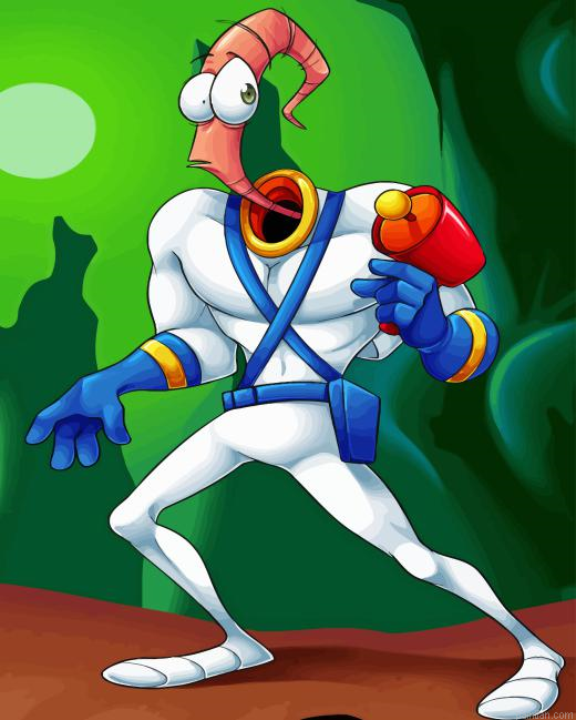 Earthworm Jim Paint By Numbers.png