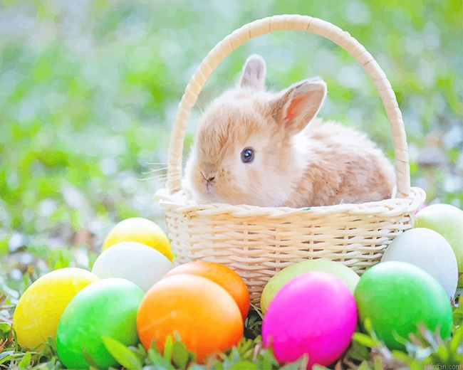Easter Eggs And Bunny Paint By Numbers.png