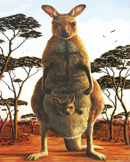 Eastern Kangaroo Paint By Number.png