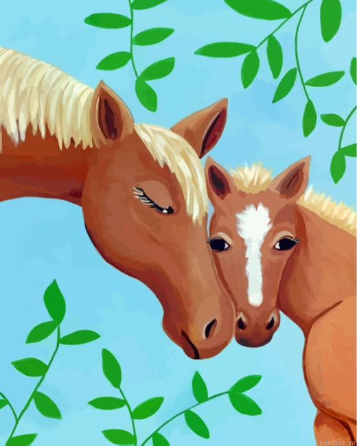 Easy Horses Paint By Number.png