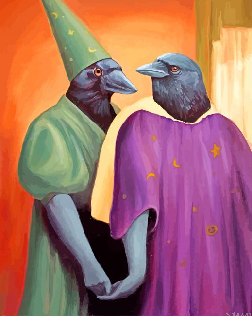 Edvard Munch Birds Paint By Numbers.png
