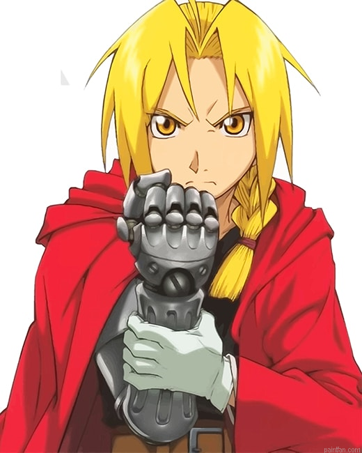 Edward Elric Anime New Paint By Numbers.png