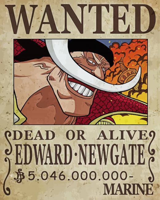 Edward Newgate One Piece Wanted Paint By Numbers.png