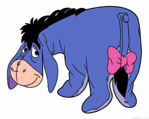 Eeyore Winnie The Pooh Paint By Number.png
