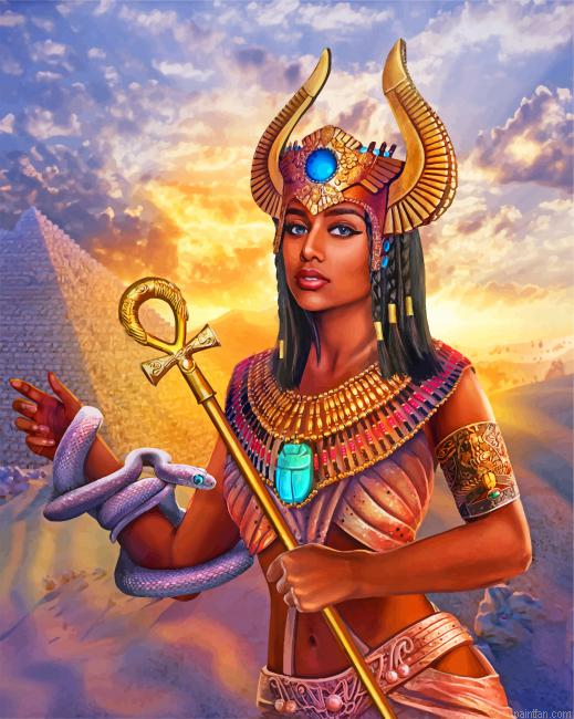 Egyptian Goddess Paint By Number.png