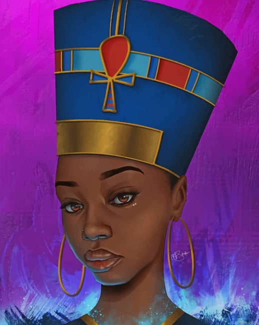 Egyptian Lady New Paint By Numbers.png