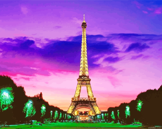 Eiffel Tower France Paint By Number.png